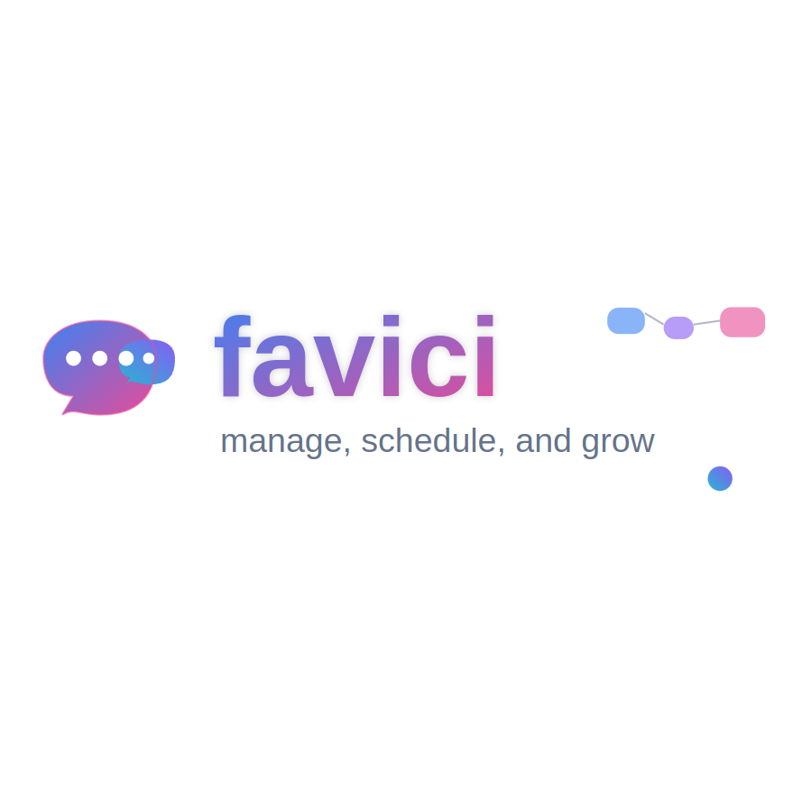 Favici - Ajanslar ve Sosyal Medya Yöneticileri için içerik planlama, analitik ve ekip işbirliği araçları sunan eksiksiz sosyal medya yönetim platformu.